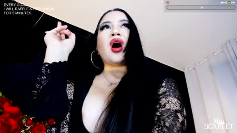 Snapshot of xxx_madamme chatting on 01.16.25 Mistress Scarlet Igmiss scarlet978 online show from 01.16.25
