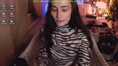 Snapshot of your_lazy_kitty chatting on 12.22.24 Karina online show from 12.22.24