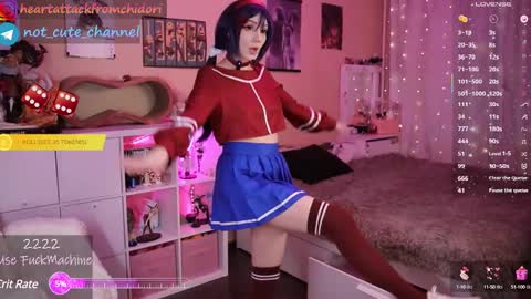 Snapshot of yourcutewaifu chatting on 02.14.25 Lina Fansly online show from 02.14.25