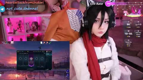 Snapshot of yourcutewaifu chatting on 09.28.25 Lina Fansly online show from 09.28.25