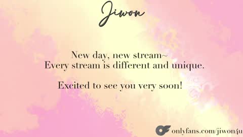 Snapshot of yourlovelykgirlfriend chatting on 07.10.26 J i w o n online show from 07.10.26