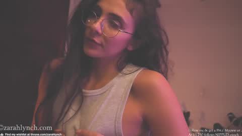 Snapshot of zarahlynch chatting on 03.01.25 Miss Lynch Next show 2911 online show from 03.01.25