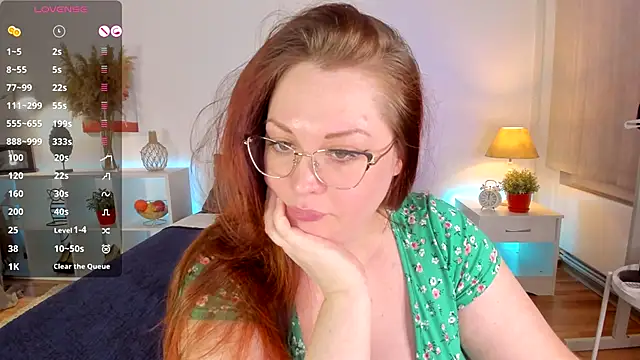 Snapshot of CutieGinger chatting on 12.05.24 CutieGinger online show from 12.05.24