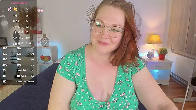 Snapshot of CutieGinger chatting on 12.14.24 CutieGinger online show from 12.14.24