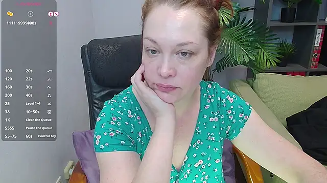Snapshot of CutieGinger chatting on 09.25.25 CutieGinger online show from 09.25.25