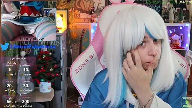 Snapshot of ShiroiFubuki chatting on 12.12.24 ShiroiFubuki online show from 12.12.24