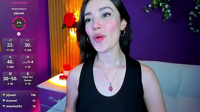 Snapshot of Kate_Amaretto_ chatting on 03.07.25 Kate Amaretto online show from 03.07.25