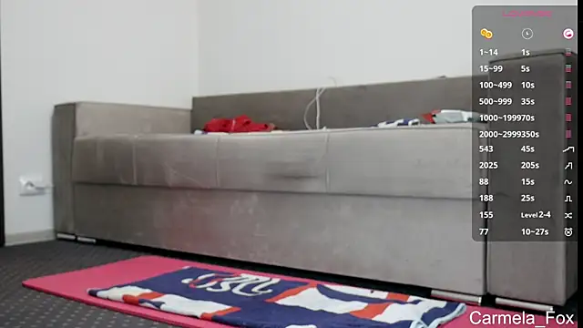 Carmela fox online show from 10.17.25