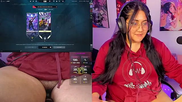 Snapshot of haru_u2 chatting on 11.01.25 haru u2 online show from 11.01.25