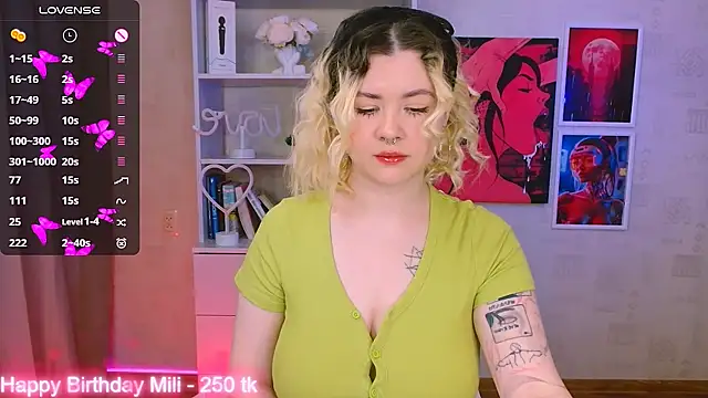 cutie mili online show from 01.25.25