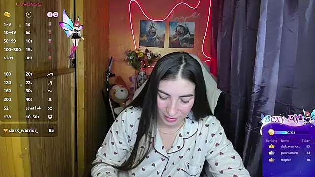 Fiery Brunette  online show from 12.22.24