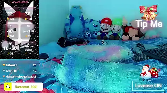 Snapshot of Liamscott_ chatting on 12.21.24 Liamscott online show from 12.21.24