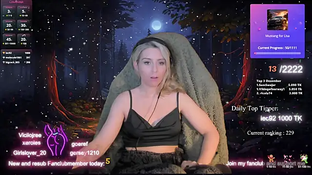 Snapshot of Lisaonthemoon chatting on 12.17.24 Lisaonthemoon online show from 12.17.24