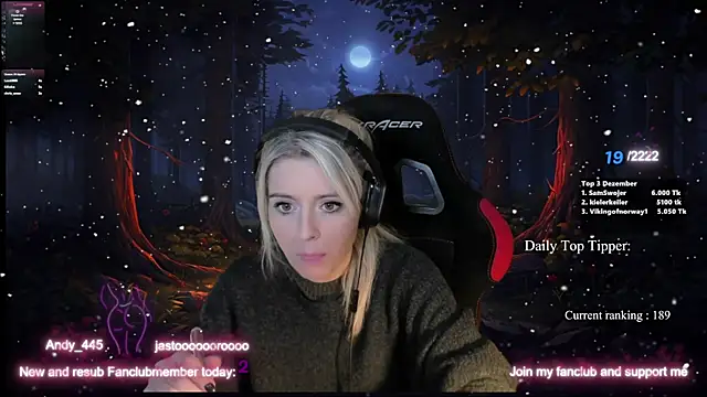 Snapshot of Lisaonthemoon chatting on 12.18.24 Lisaonthemoon online show from 12.18.24
