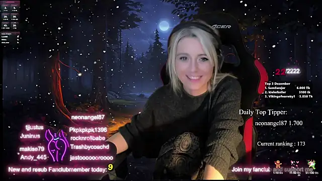 Snapshot of Lisaonthemoon chatting on 12.18.24 Lisaonthemoon online show from 12.18.24