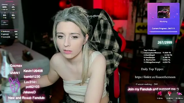 Snapshot of Lisaonthemoon chatting on 02.27.25 Lisaonthemoon online show from 02.27.25