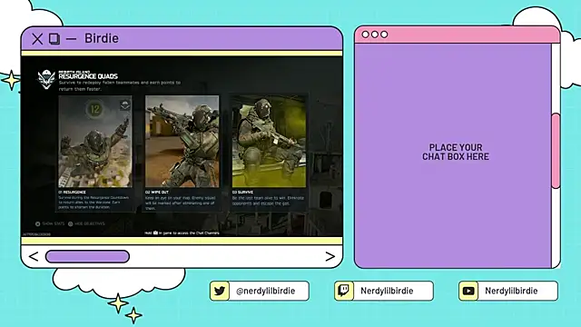 Snapshot of Nerdylilbirdie chatting on 01.09.26 Nerdylilbirdie online show from 01.09.26