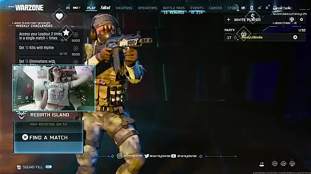 Snapshot of Nerdylilbirdie chatting on 01.09.26 Nerdylilbirdie online show from 01.09.26