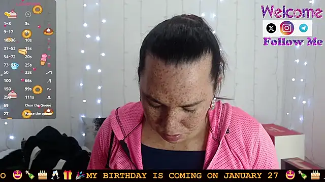 Snapshot of SofiaMadisson chatting on 01.24.25 SofiaMadisson online show from 01.24.25