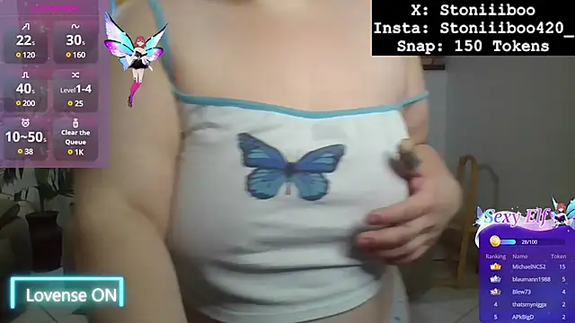 Snapshot of Stoniiiboo chatting on 01.23.25 Stoniiiboo online show from 01.23.25