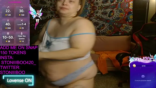 Snapshot of Stoniiiboo chatting on 02.07.25 Stoniiiboo online show from 02.07.25