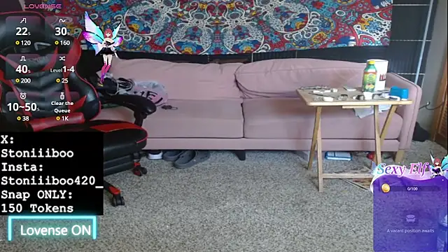 Snapshot of Stoniiiboo chatting on 03.14.25 Stoniiiboo online show from 03.14.25