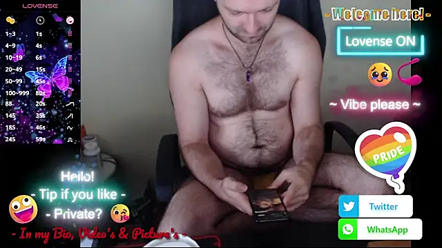 RealManHaveHairy online show from 09.26.25