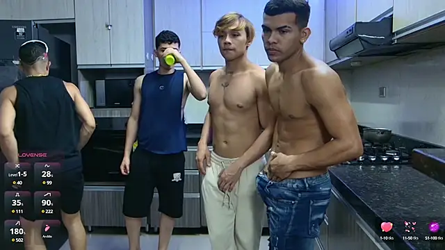 Snapshot of Boysgang_sex chatting on 12.30.24 Boysgang sex online show from 12.30.24