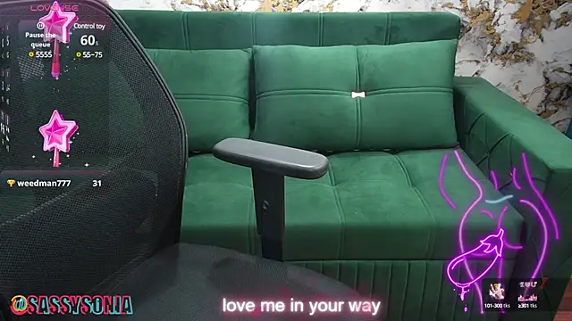 sassysonia online show from 02.26.25