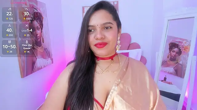 Snapshot of krishaa_ chatting on 11.25.25 krishaa online show from 11.25.25