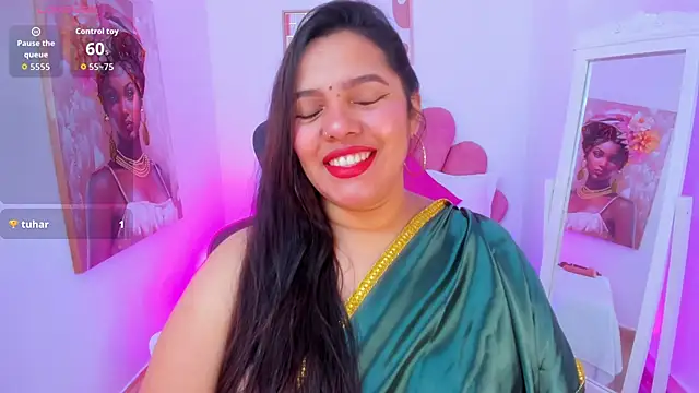 Snapshot of krishaa_ chatting on 11.28.25 krishaa online show from 11.28.25