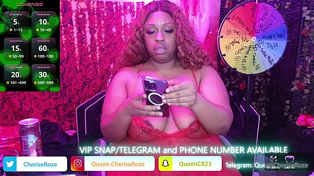 Snapshot of cheriserozequeen chatting on 03.01.25 cheriserozequeen online show from 03.01.25