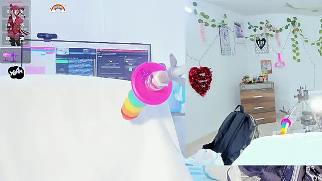 Snapshot of Daki_Ume_ chatting on 11.25.25 Daki Ume online show from 11.25.25