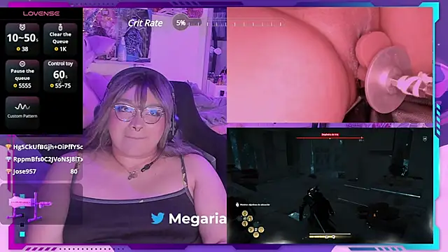 MegariaB online show from 01.25.25