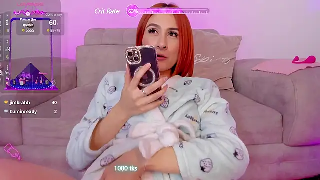 Snapshot of Tiarha chatting on 02.22.25 Tiarha online show from 02.22.25