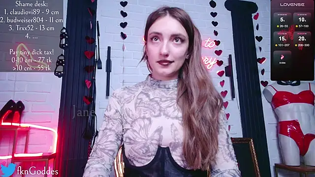 Snapshot of Jane_Goddess chatting on 02.15.25 Jane Goddess online show from 02.15.25