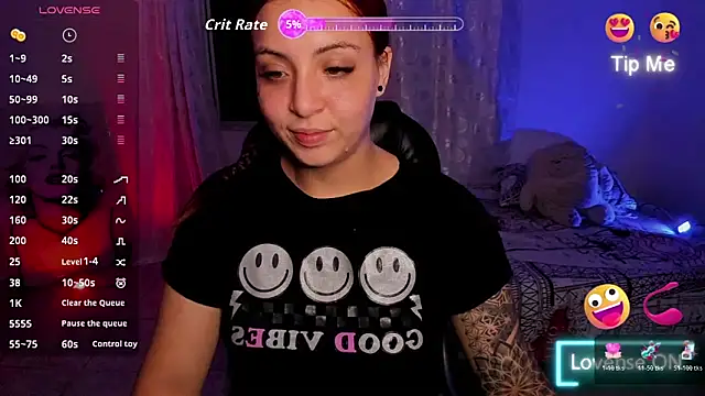 Snapshot of KetziaDoll chatting on 10.30.25 KetziaDoll online show from 10.30.25