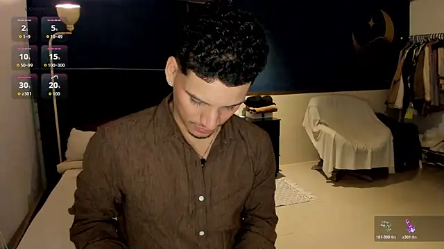 Snapshot of Curlblue chatting on 07.18.26 Curlblue online show from 07.18.26