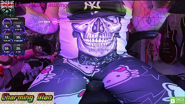 Snapshot of TheGothKing chatting on 10.22.25 TheGothKing online show from 10.22.25