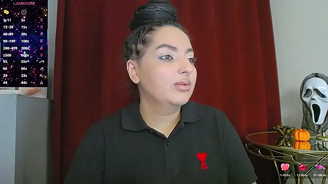 Snapshot of BustyAllyy chatting on 10.22.25 BustyAllyy online show from 10.22.25