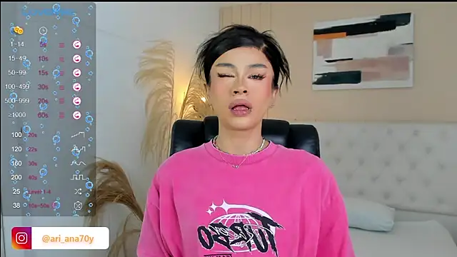 Snapshot of LOISE-XX chatting on 12.03.25 LOISE-XX online show from 12.03.25