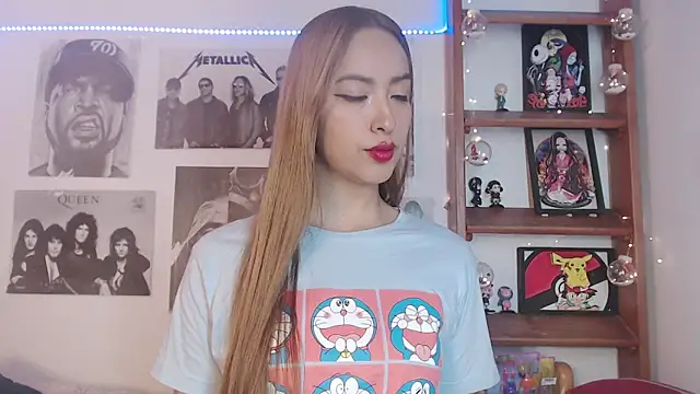 Snapshot of Meowlody chatting on 01.02.25 Meowlody online show from 01.02.25