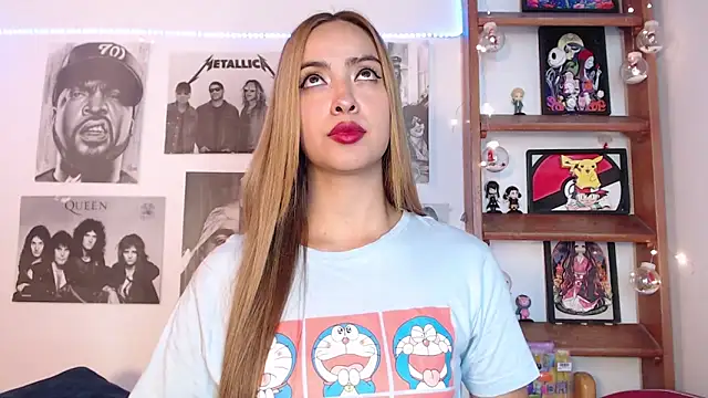 Snapshot of Meowlody chatting on 02.13.25 Meowlody online show from 02.13.25