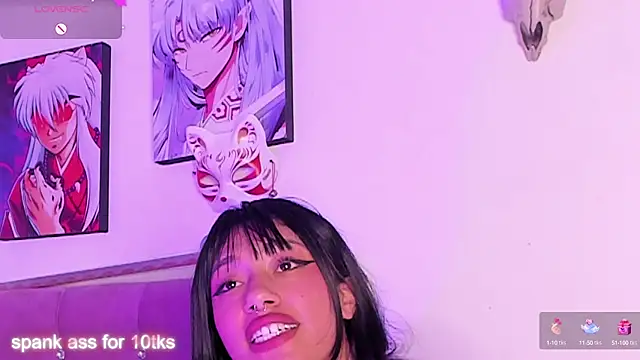 Snapshot of Akari1_Mischief chatting on 02.26.25 Akari1 Mischief online show from 02.26.25