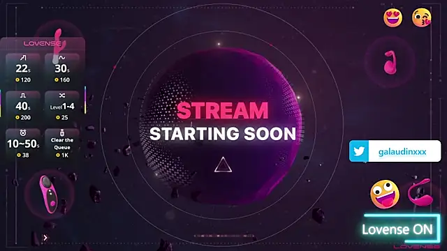 galaudin 3x  online show from 10.28.25