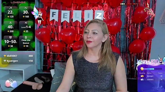 Snapshot of _Addic_ chatting on 02.14.25 Addic online show from 02.14.25