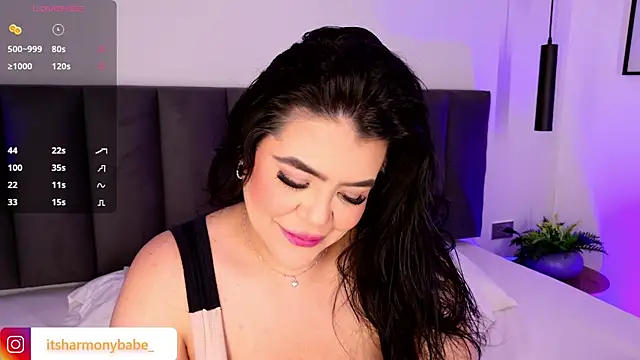 Snapshot of Harmonybabe_ chatting on 09.12.25 Harmonybabe online show from 09.12.25