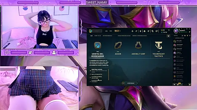 Snapshot of Sweet_Namii chatting on 02.21.26 Sweet Namii online show from 02.21.26