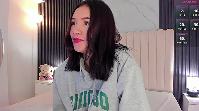 Snapshot of KatDreams_ chatting on 10.04.25 KatDreams online show from 10.04.25