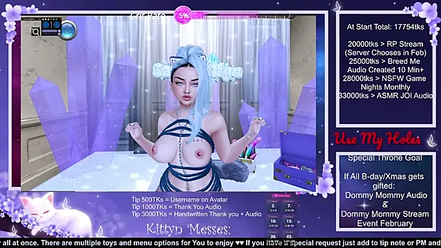 Snapshot of SassyKittyn chatting on 12.13.24 SassyKittyn online show from 12.13.24